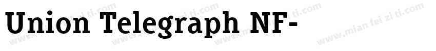 Union Telegraph NF字体转换